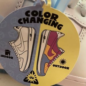 New! “COLOR CHANGING “ Nike Woman’s UV Air Force 1 ‘07 LX